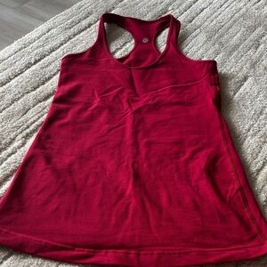 Lululemon Athletica Deep Red Tank Top